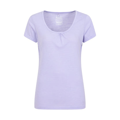 Lilac - Front - Mountain Warehouse Womens-Ladies Agra Quick Dry T-Shirt