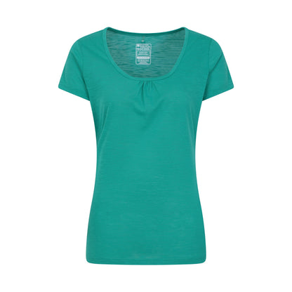 Teal - Front - Mountain Warehouse Womens-Ladies Agra Quick Dry T-Shirt