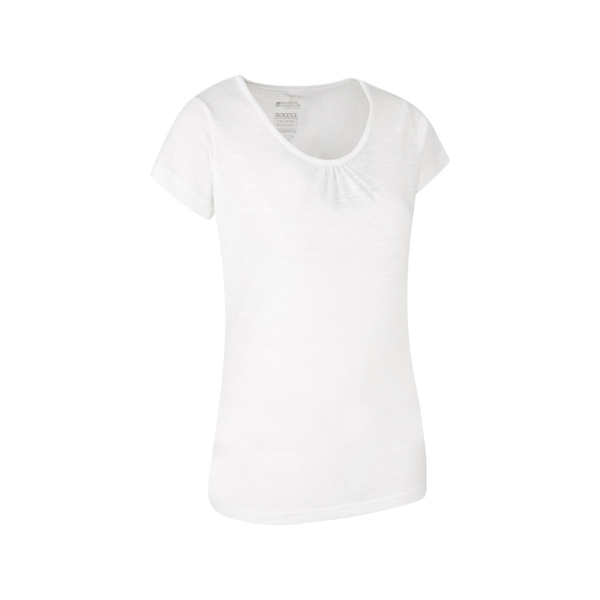 White - Side - Mountain Warehouse Womens-Ladies Agra Quick Dry T-Shirt