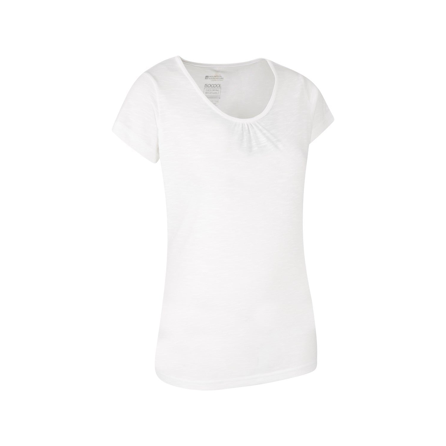 White - Side - Mountain Warehouse Womens-Ladies Agra Quick Dry T-Shirt