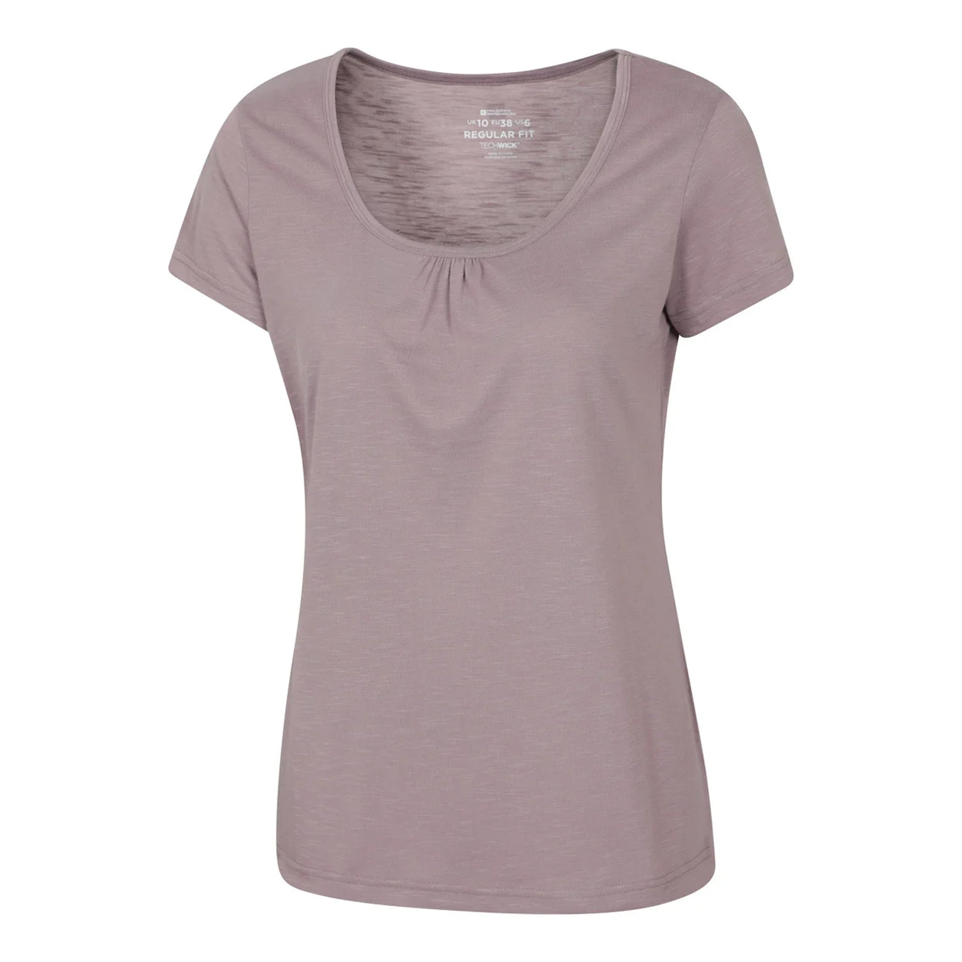 Light Pink - Side - Mountain Warehouse Womens-Ladies Agra Quick Dry T-Shirt