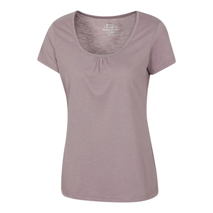 Light Pink - Side - Mountain Warehouse Womens-Ladies Agra Quick Dry T-Shirt
