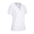 White - Side - Mountain Warehouse Womens-Ladies Paris Embroidered Top