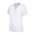 White - Lifestyle - Mountain Warehouse Womens-Ladies Paris Embroidered Top