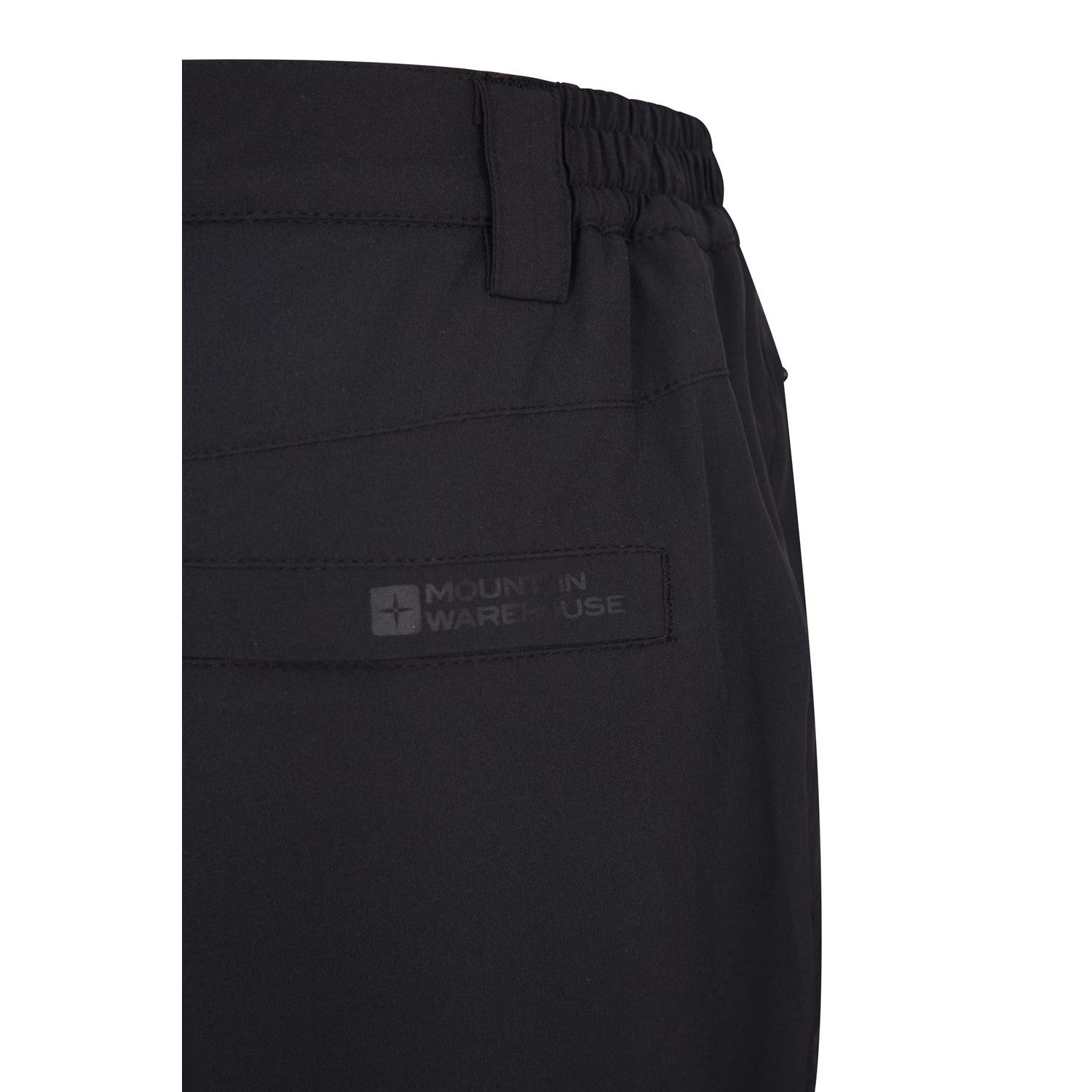 Black - Pack Shot - Mountain Warehouse Womens-Ladies Arctic Stretch Fleece Lined Short Trousers