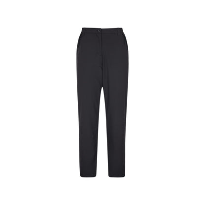 Black - Front - Mountain Warehouse Womens-Ladies Arctic Stretch Fleece Lined Short Trousers