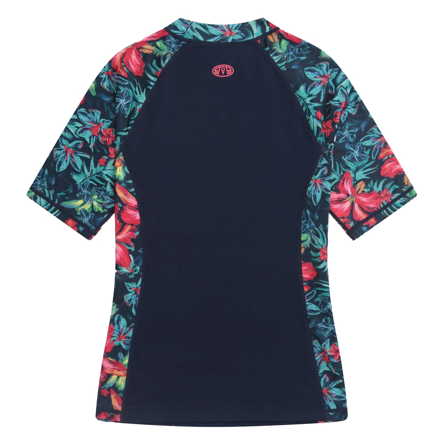 Red - Back - Animal Womens-Ladies Lucie Recycled Rash Top