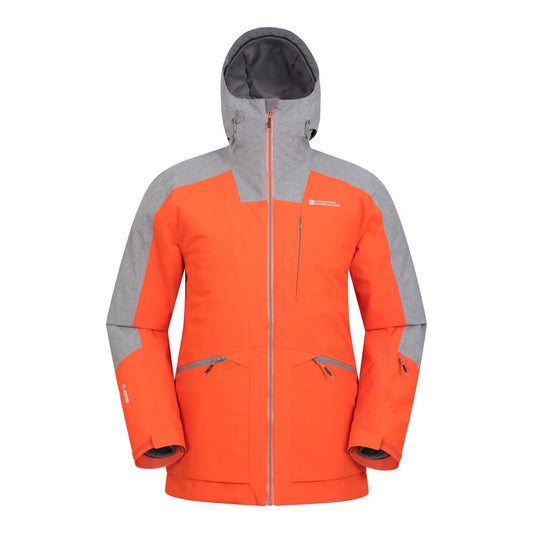 Orange - Front - Mountain Warehouse Mens Orion Ski Jacket