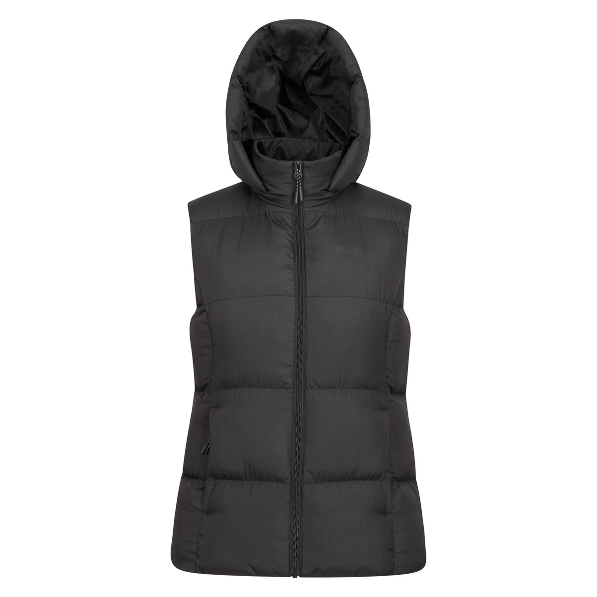 Black - Front - Mountain Warehouse Womens-Ladies Astral II Padded Gilet