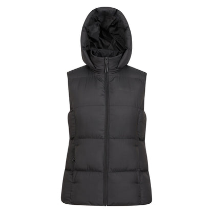Black - Front - Mountain Warehouse Womens-Ladies Astral II Padded Gilet