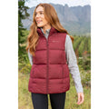 Dark Red - Front - Mountain Warehouse Womens-Ladies Astral II Padded Gilet