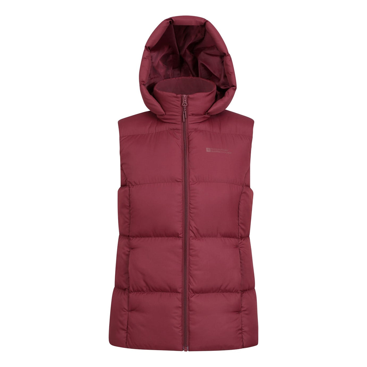 Dark Red - Front - Mountain Warehouse Womens-Ladies Astral II Padded Gilet
