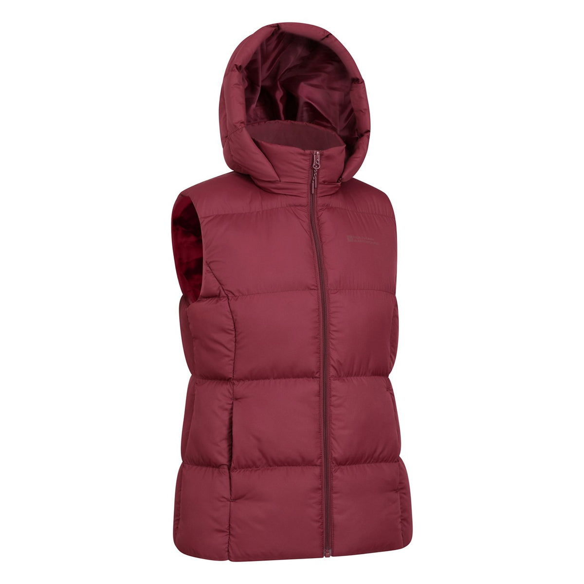 Dark Red - Back - Mountain Warehouse Womens-Ladies Astral II Padded Gilet