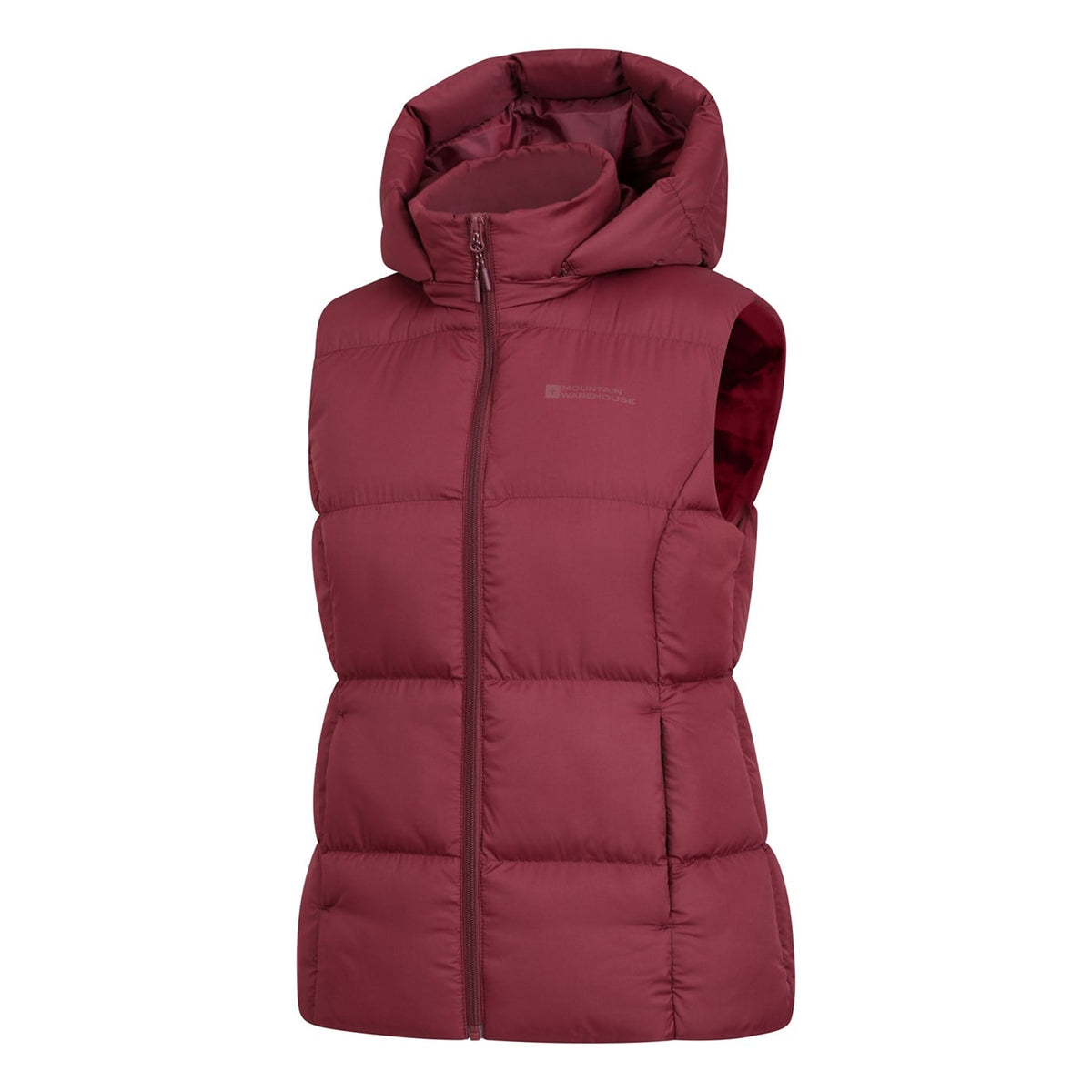 Dark Red - Lifestyle - Mountain Warehouse Womens-Ladies Astral II Padded Gilet
