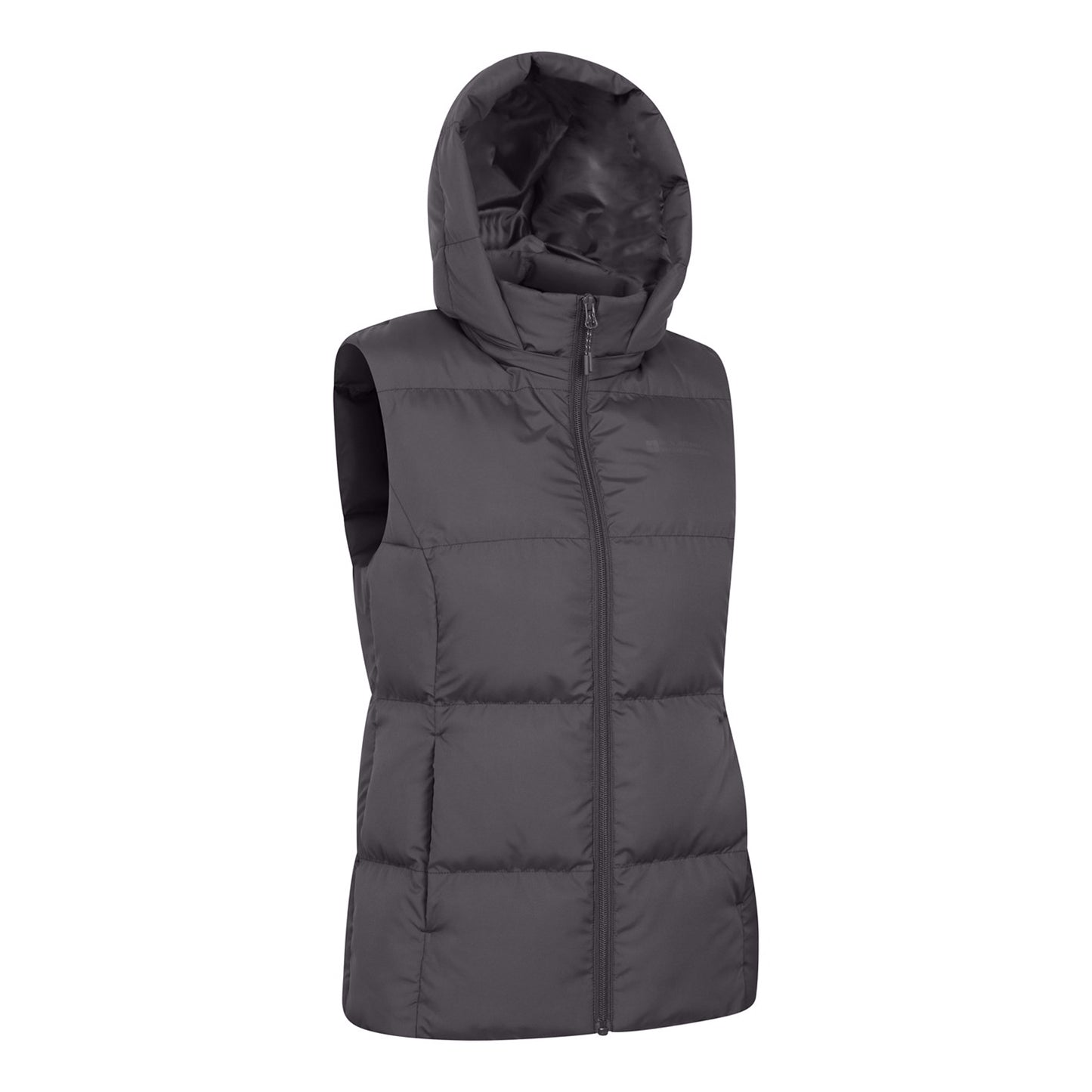 Dark Grey - Back - Mountain Warehouse Womens-Ladies Astral II Padded Gilet