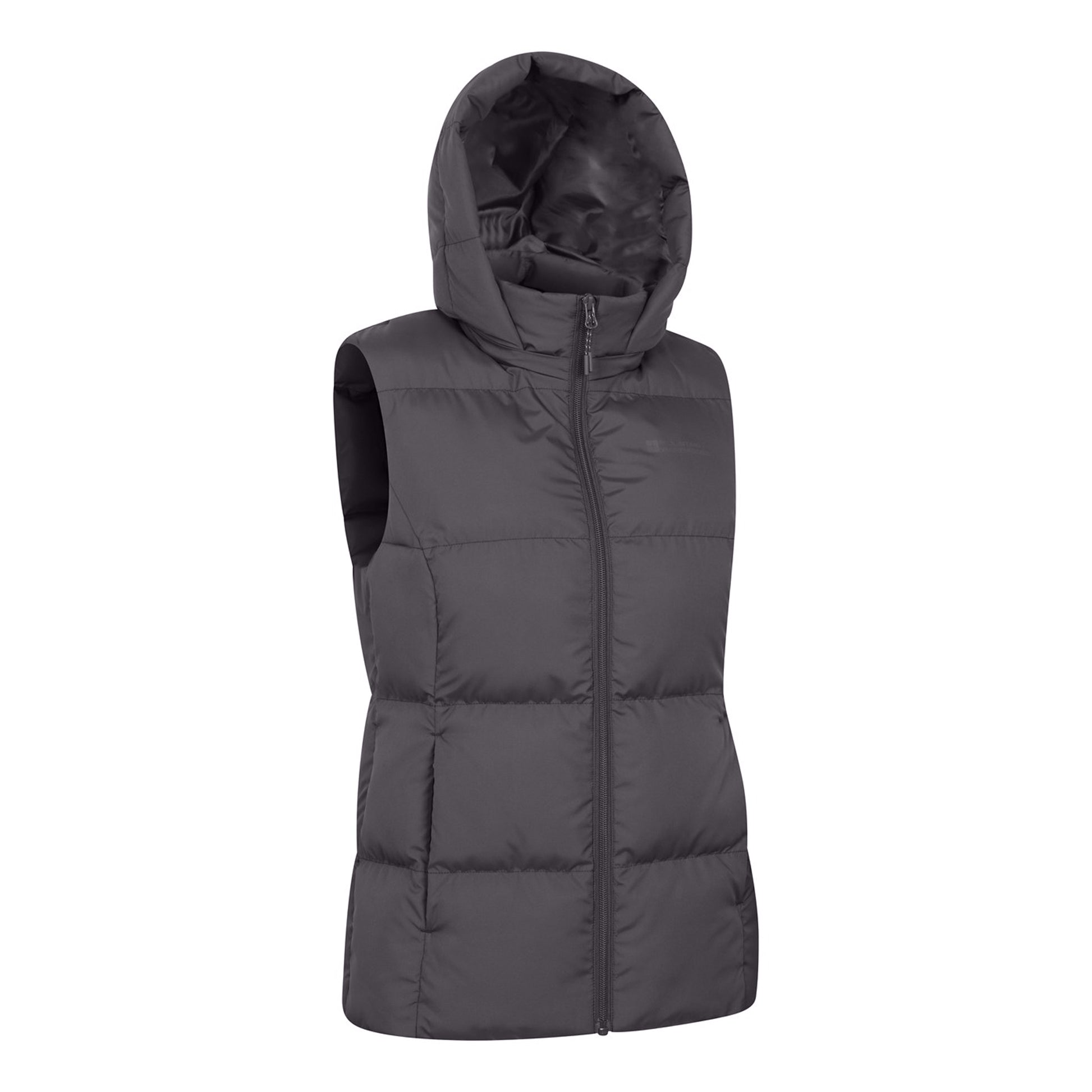Dark Grey - Back - Mountain Warehouse Womens-Ladies Astral II Padded Gilet