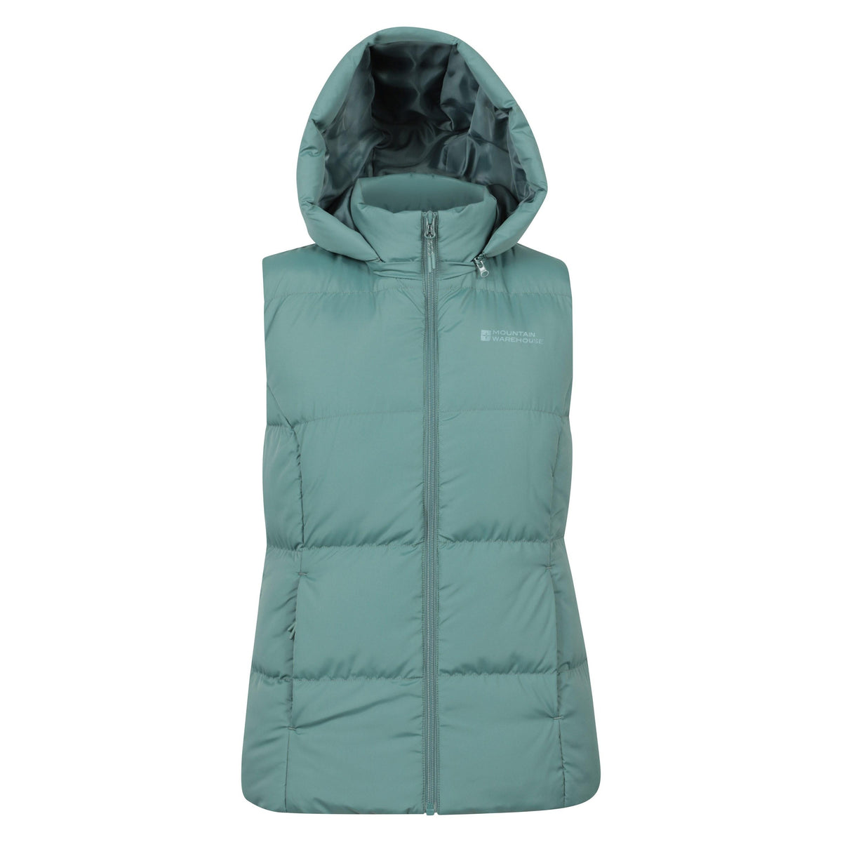 Green - Front - Mountain Warehouse Womens-Ladies Astral II Padded Gilet
