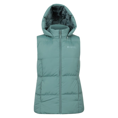 Green - Front - Mountain Warehouse Womens-Ladies Astral II Padded Gilet