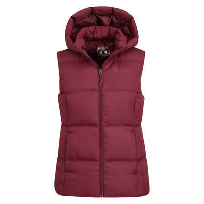 Red - Pack Shot - Mountain Warehouse Womens-Ladies Astral II Padded Gilet