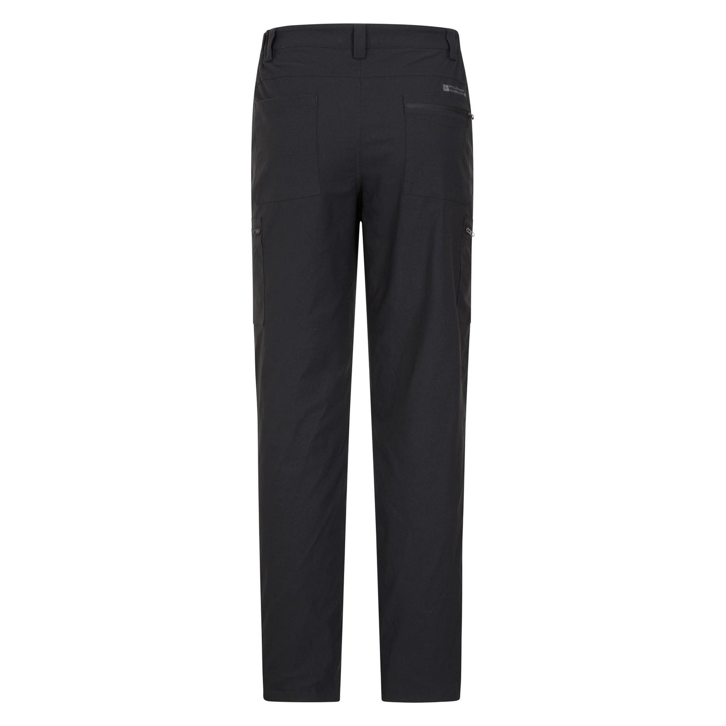 Jet Black - Back - Mountain Warehouse Mens Trek Stretch Long Winter Hiking Trousers
