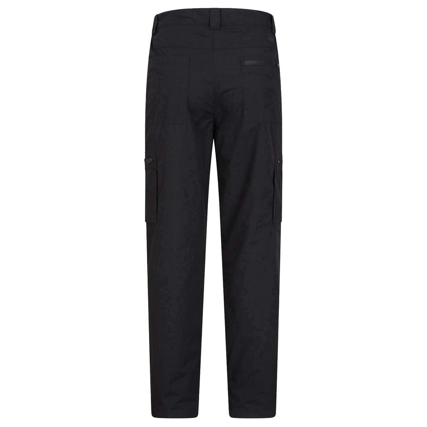 Black - Back - Mountain Warehouse Mens Trek Stretch Long Winter Hiking Trousers