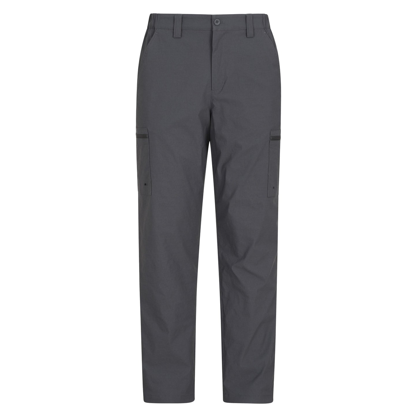 Grey - Front - Mountain Warehouse Mens Trek Stretch Long Winter Hiking Trousers