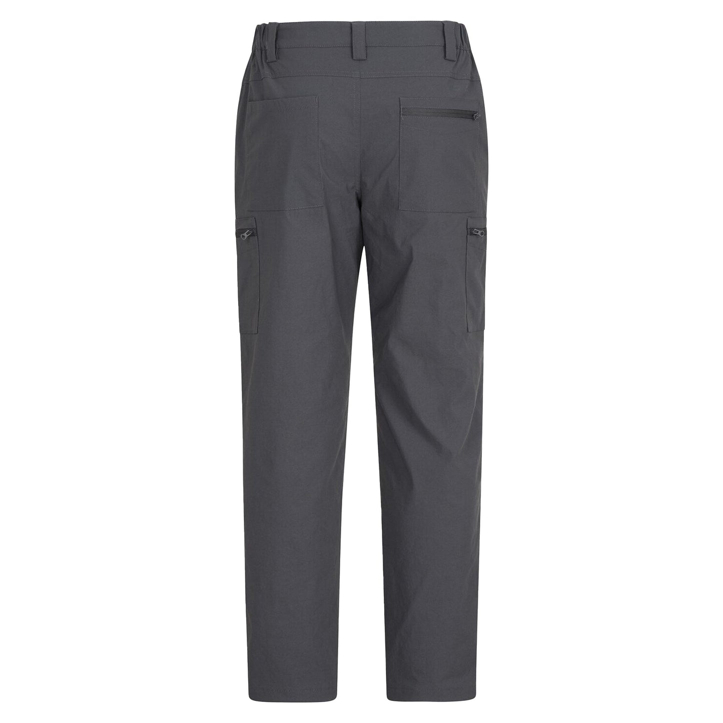 Grey - Back - Mountain Warehouse Mens Trek Stretch Long Winter Hiking Trousers