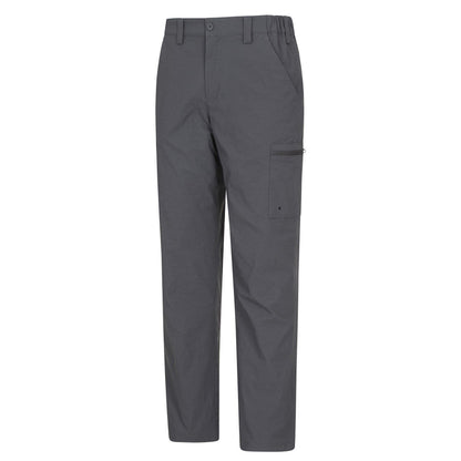 Grey - Side - Mountain Warehouse Mens Trek Stretch Long Winter Hiking Trousers