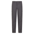 Dark Grey - Front - Mountain Warehouse Mens Trek Stretch Long Winter Hiking Trousers
