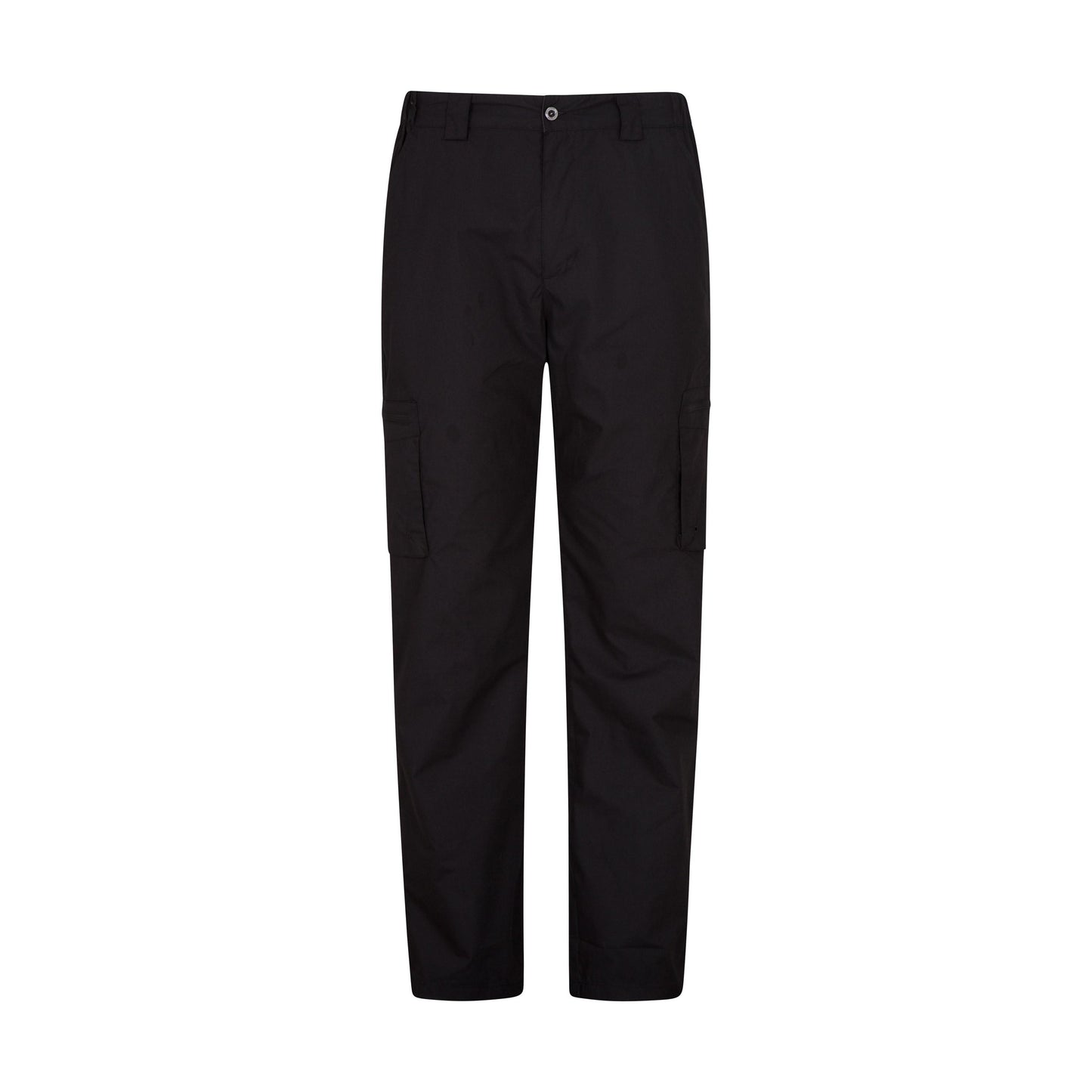Black - Front - Mountain Warehouse Mens Trek Stretch Long Winter Hiking Trousers