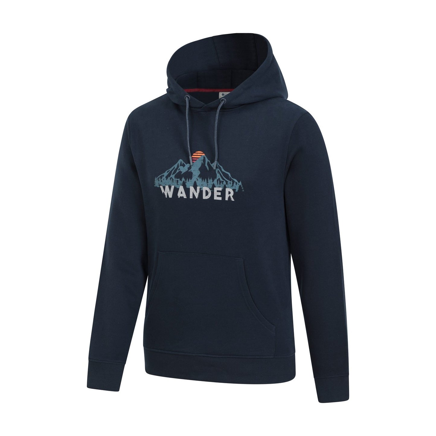 Navy - Side - Mountain Warehouse Mens Wander Hoodie