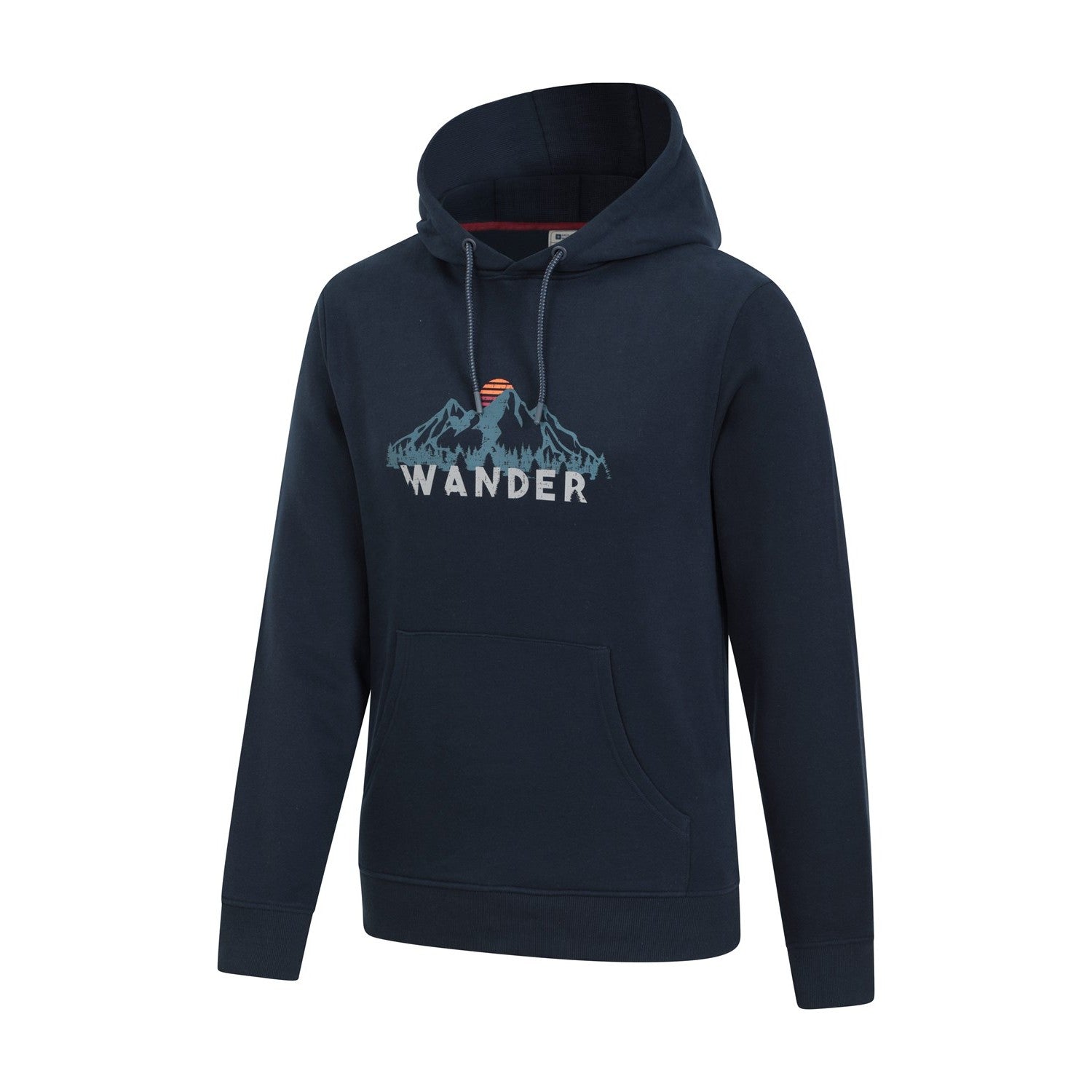 Navy - Side - Mountain Warehouse Mens Wander Hoodie