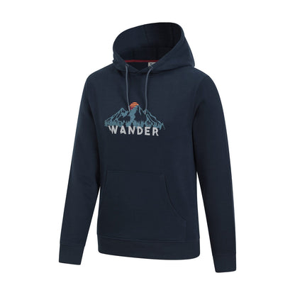 Navy - Side - Mountain Warehouse Mens Wander Hoodie