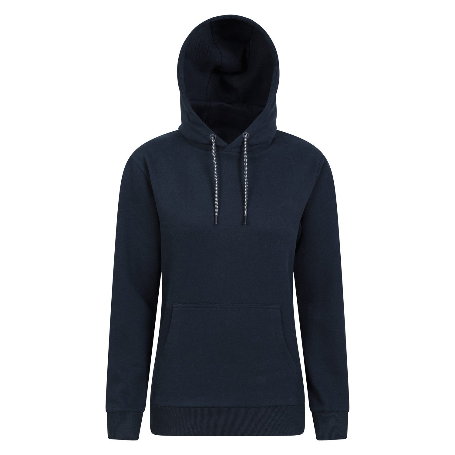 Navy - Front - Mountain Warehouse Womens-Ladies Poplar Regular Hoodie