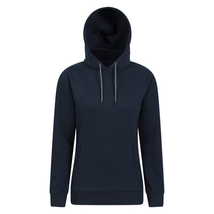 Navy - Front - Mountain Warehouse Womens-Ladies Poplar Regular Hoodie
