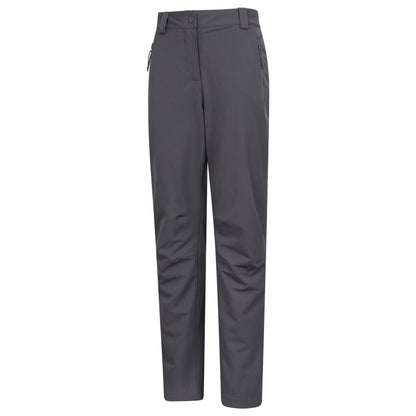 Dark Grey - Side - Mountain Warehouse Womens-Ladies Arctic II Stretch Fleece Lined Regular Trousers