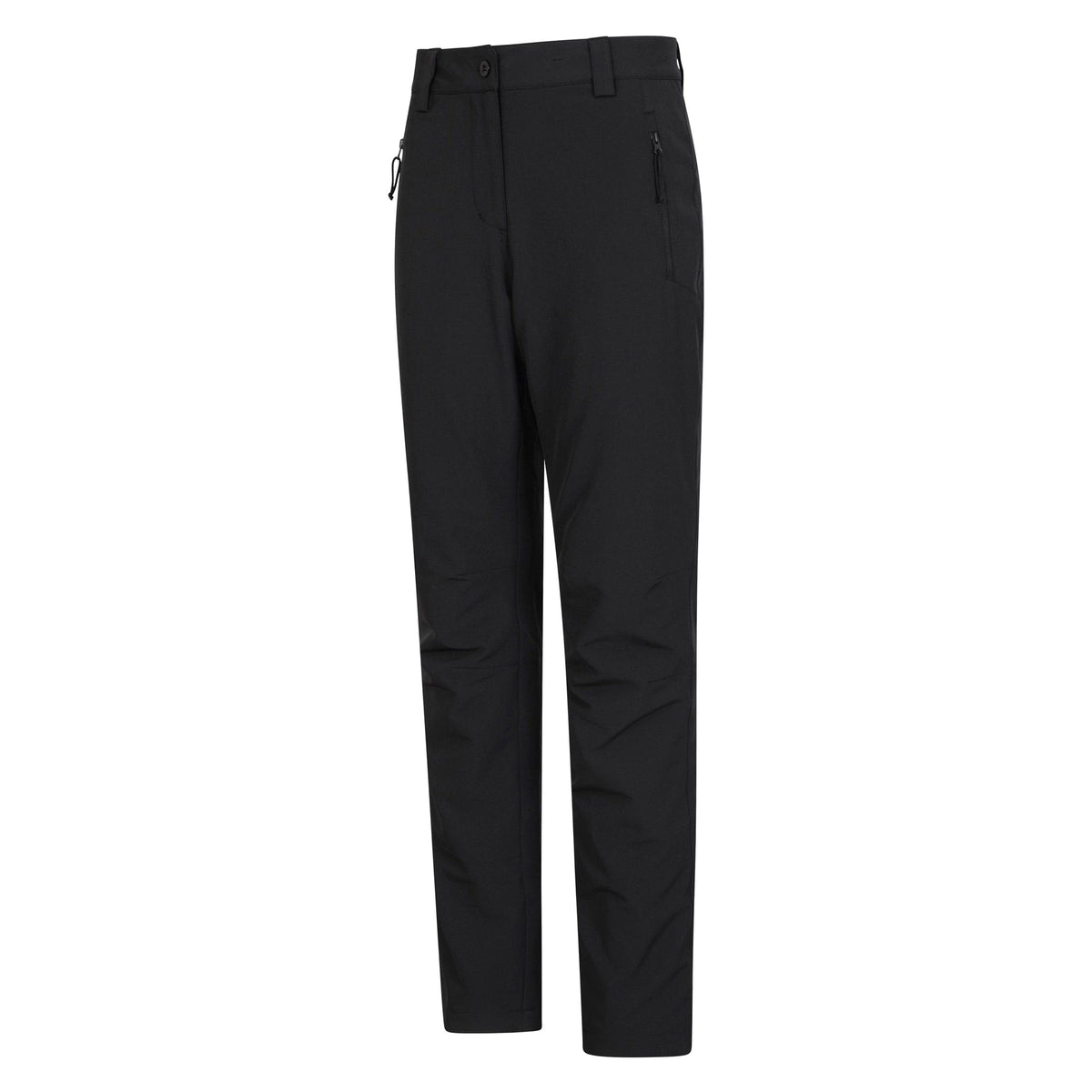 Black - Side - Mountain Warehouse Womens-Ladies Arctic II Stretch Fleece Lined Regular Trousers