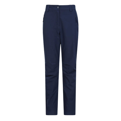 Navy - Front - Mountain Warehouse Womens-Ladies Arctic II Stretch Fleece Lined Regular Trousers