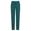 Dark Green - Front - Mountain Warehouse Womens-Ladies Arctic II Stretch Fleece Lined Regular Trousers