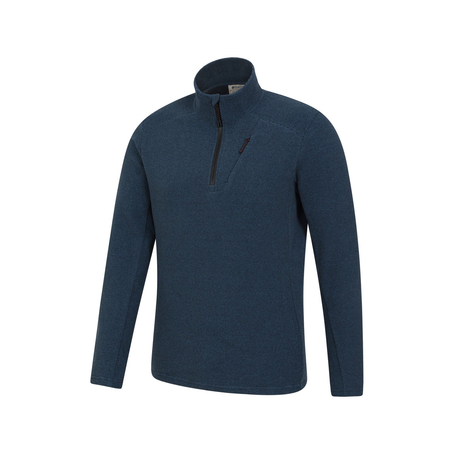 Blue - Side - Mountain Warehouse Mens Ridge Half Zip Fleece Top
