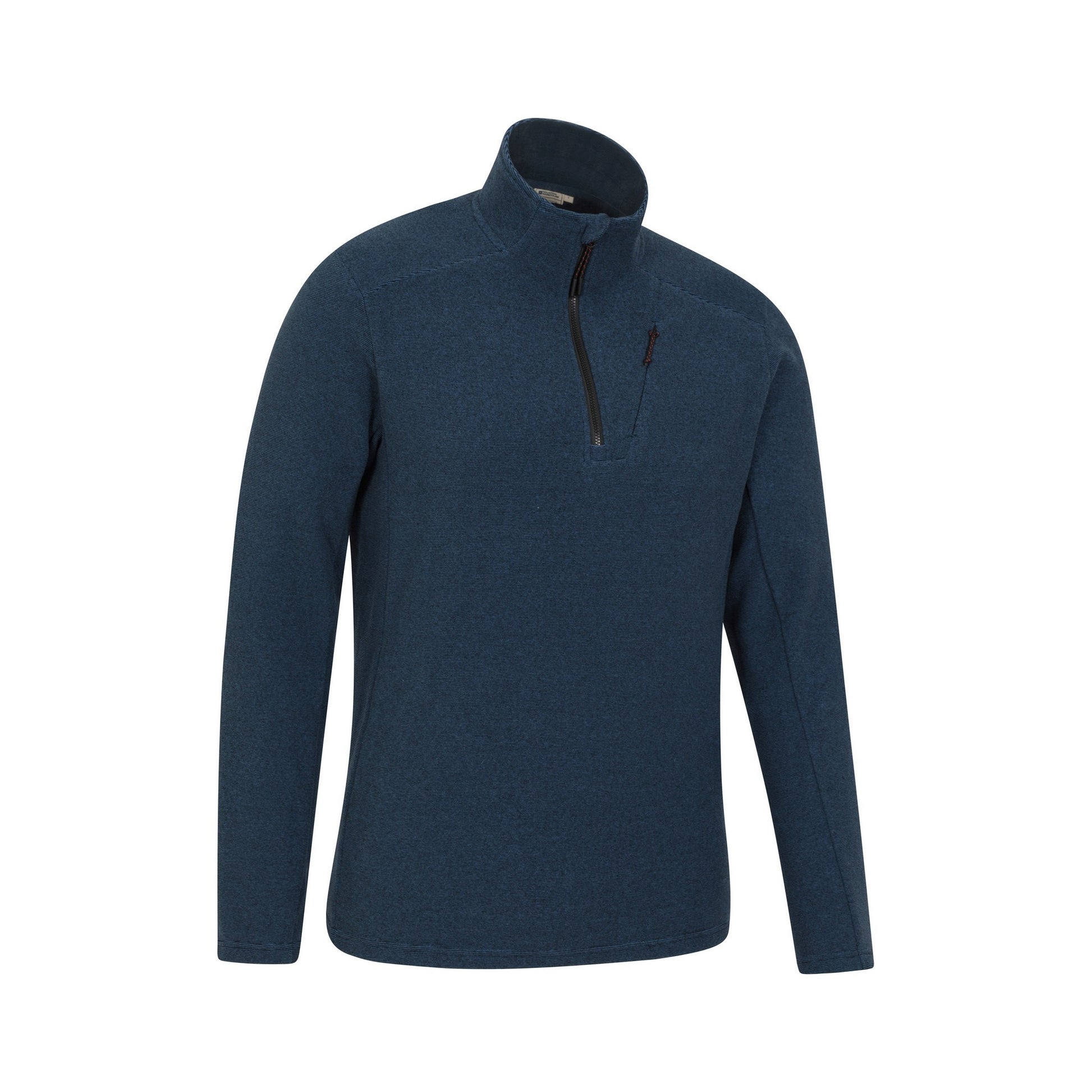Blue - Lifestyle - Mountain Warehouse Mens Ridge Half Zip Fleece Top