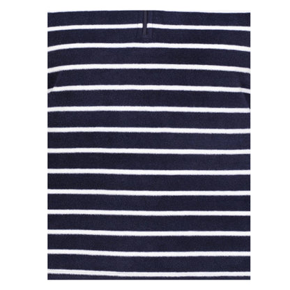 Navy - Lifestyle - Mountain Warehouse Womens-Ladies Camber Striped Half Zip Fleece Top