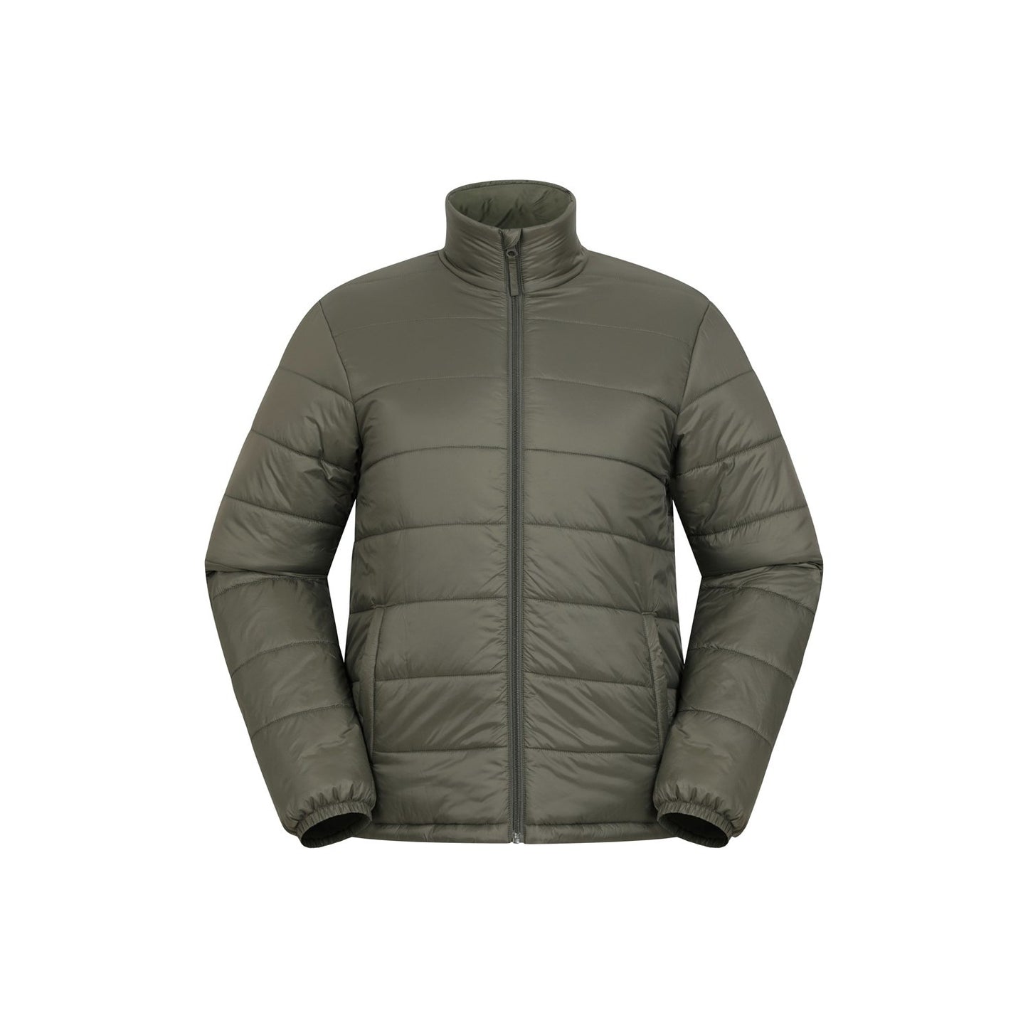Khaki - Front - Mountain Warehouse Mens Essentials Lightweight Padded Jacket