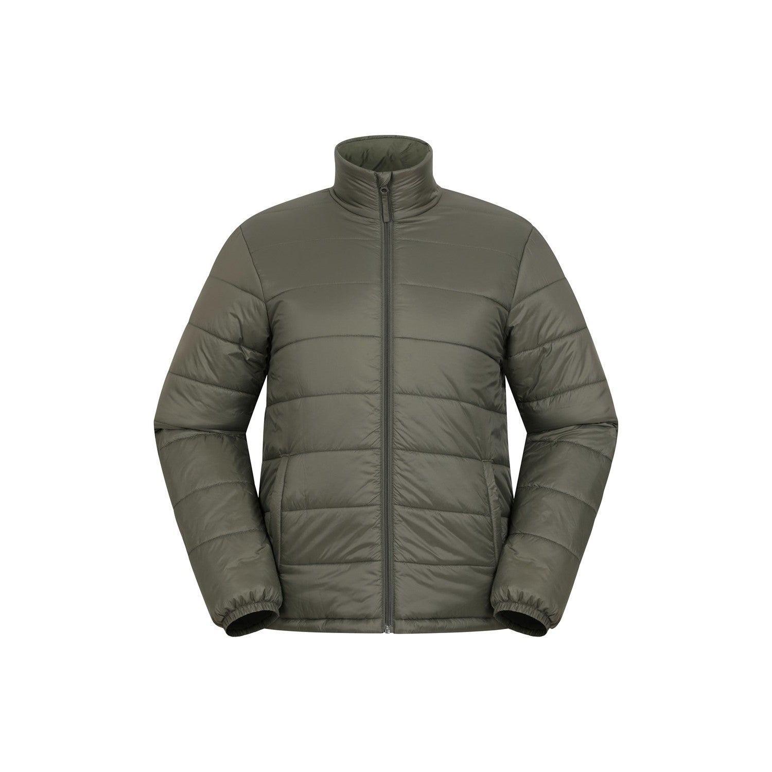 Khaki - Front - Mountain Warehouse Mens Essentials Lightweight Padded Jacket
