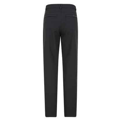 Black - Back - Mountain Warehouse Womens-Ladies Vermont Softshell Hiking Trousers