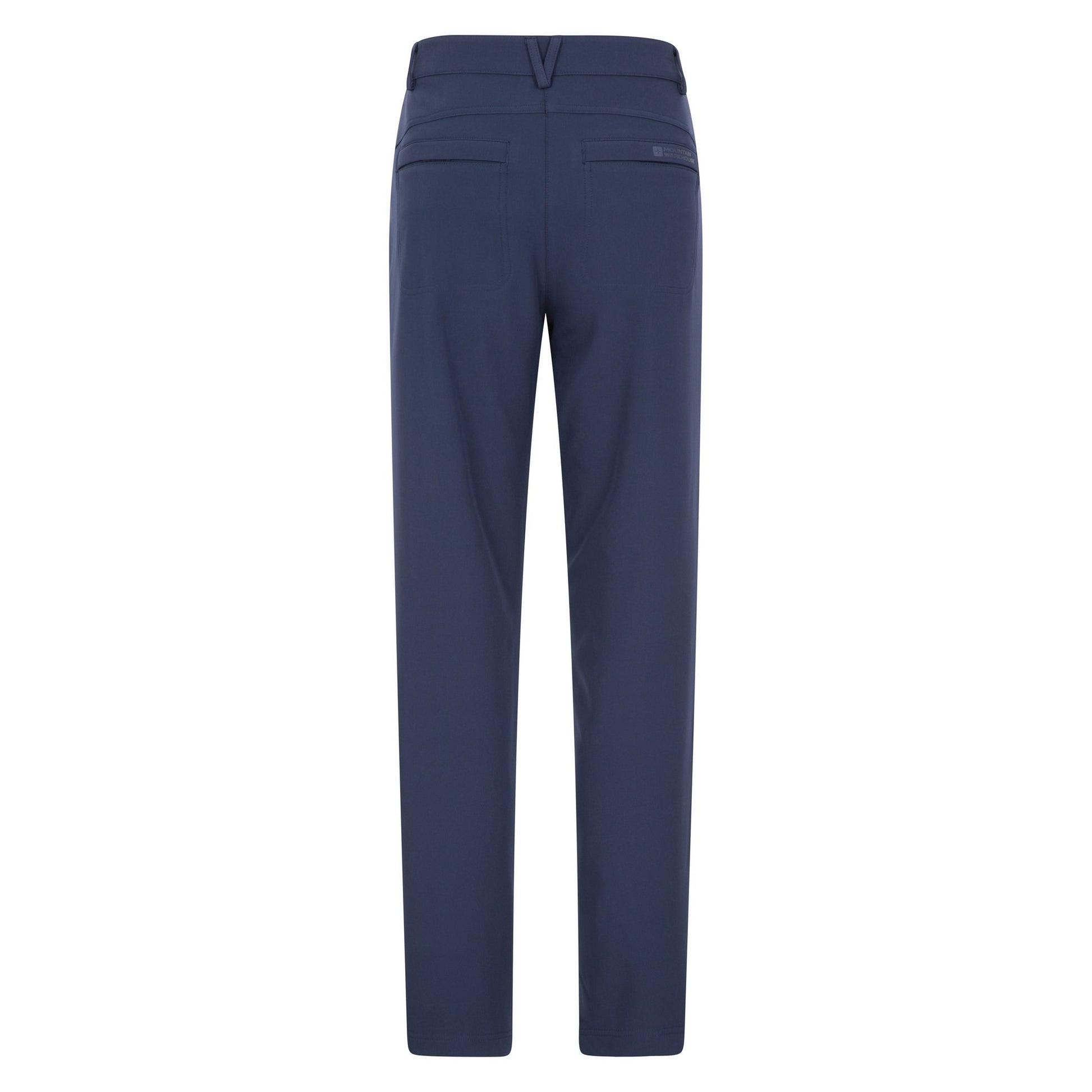 Navy - Back - Mountain Warehouse Womens-Ladies Vermont Softshell Hiking Trousers