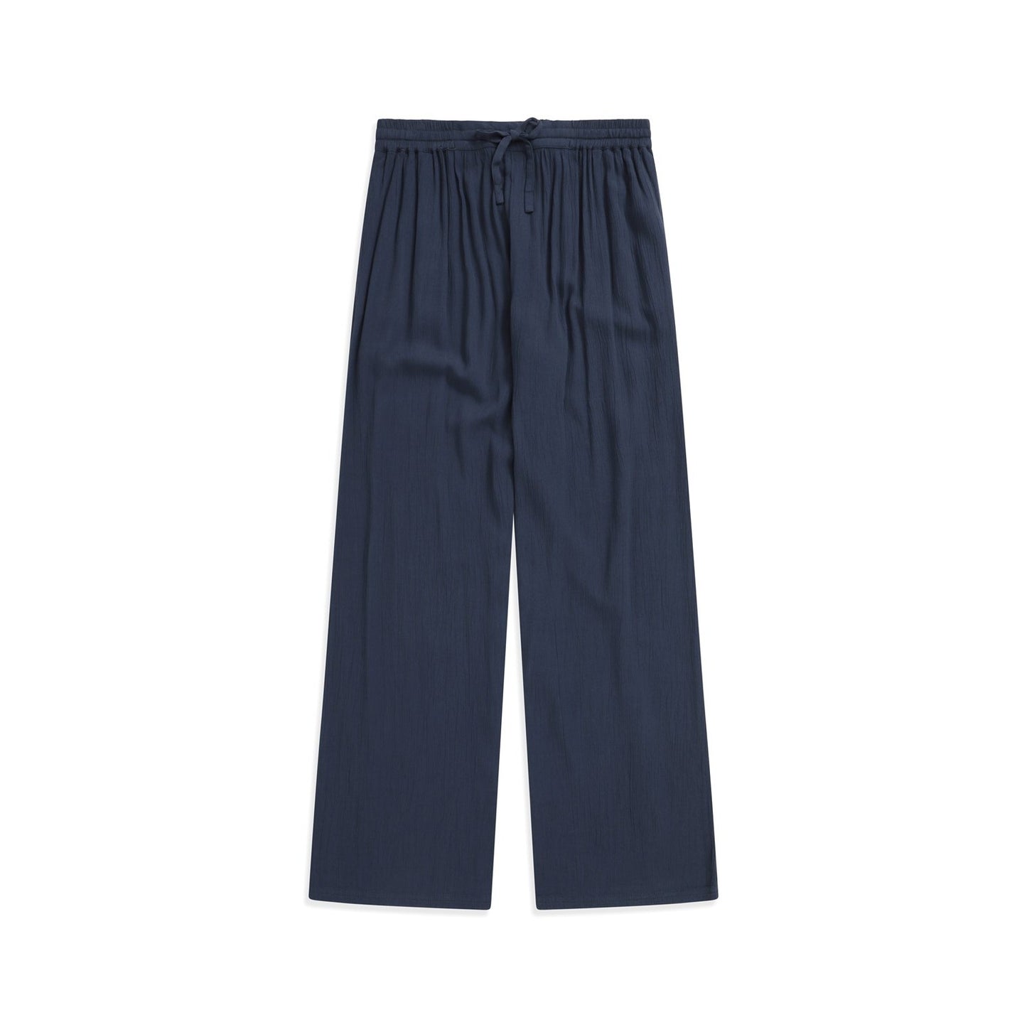 Navy - Front - Animal Womens-Ladies Ria Textured Beach Trousers