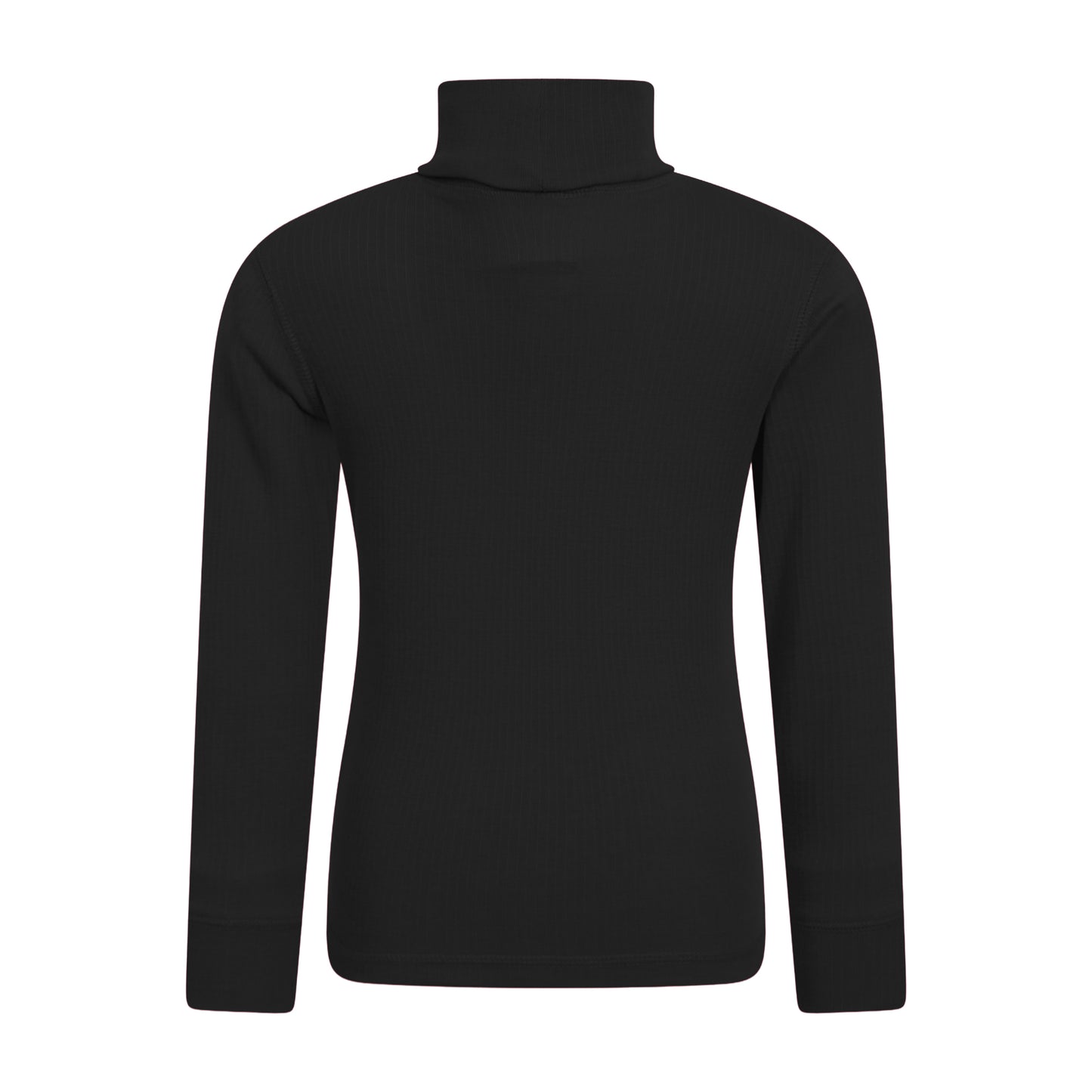 Black - Back - Mountain Warehouse Childrens-Kids Talus Roll Neck Long-Sleeved Top