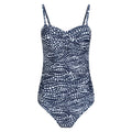 Navy - Front - Mountain Warehouse Womens-Ladies Resort Tummy Control One Piece Swimsuit