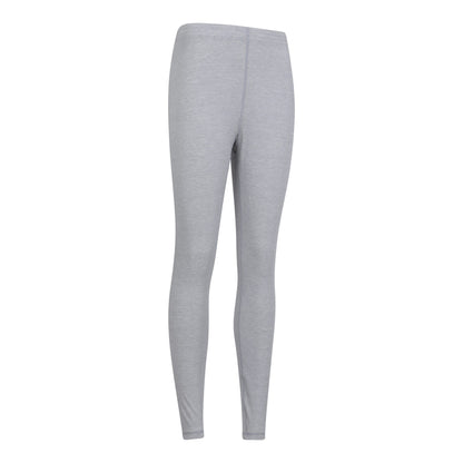 Light Grey - Back - Mountain Warehouse Womens-Ladies Keep The Heat Base Layer Bottoms